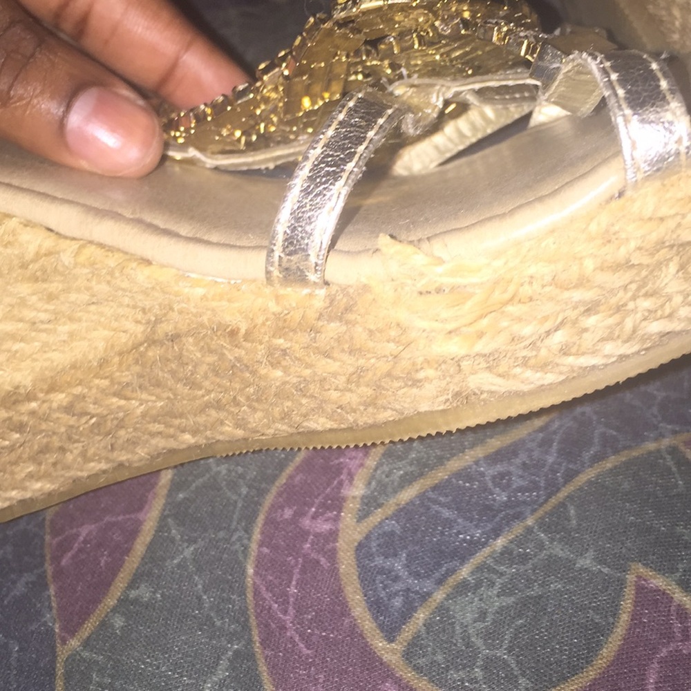 Silver Rhinestone wedges - Picture 4 of 4